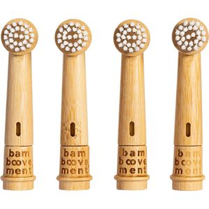 Bamboe - Opzetborstels - Geschikt voor Oral-B® Elektrische Tandenborstel - Plasticvrij
