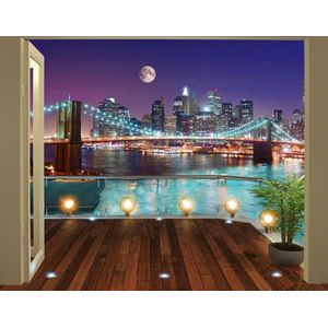 Walltastic Posterbehang Brooklyn Bridge New York - Behang - 305x244 cm
