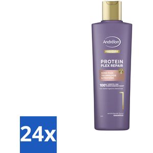 Andrélon – Shampoo – Pro Care Protein Plex Repair – 250 ml - Voordeelverpakking - 24 stuks