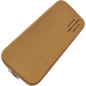 TRANKIELO® - Ruim en Compact Siliconen Reisetui voor Make-up Kwasten – Draagbare en Stijlvolle Organiser – Bruin