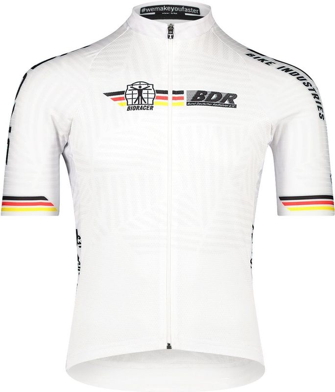 Bioracer - Icon - Fietsshirt - Wit - Korte Mouw