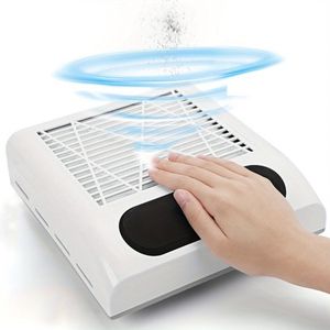 Nagelstofafzuiger - 80W - Wit - Voor Nail Salon