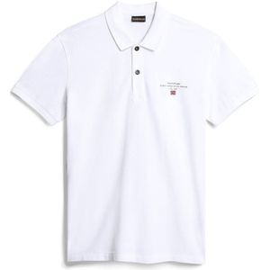 Napapijri - Elbas 4 - Poloshirt - Bright White - 100% Katoen