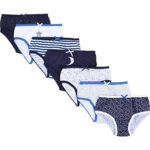 7x biele a tmavomodré nohavičky Early Days