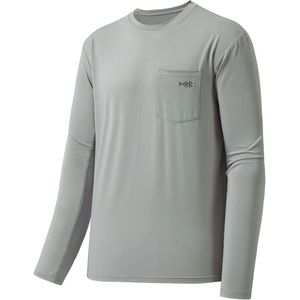 Heren UPF 50+ Performance T-shirt met lange mouwen - UV-bescherming voor Vissen en Wandelen