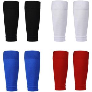 4 paar voetballeggings voor kinderen - kuitsokken - fitnessleggings - loopleggings in maat Medium Schwarz .