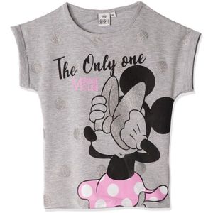Disney Minnie Mouse T-shirt - The only one  - grijs - maat 92/98 (3 jaar)