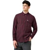 Wrangler 112371522 Relaxed Fit Overhemd Met Lange Mouwen Rood L Man