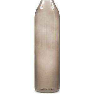 Riviera Maison Vaas, Lange bloemenvaas, Decoratief, hoog - RM Bella Tola Vase - beige - Glas