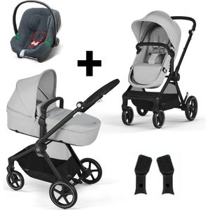 Cybex Kinderwagen Eos Basic BLK Lava Grey Incl. Aton B2 i-Size & Adapter