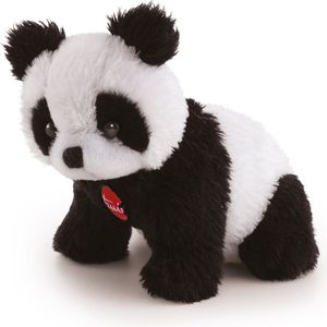 Trudi - Sweet Collection Panda Kevin (XXS-50440) - Pluche knuffel - Ca. 7 cm (Maat XXS) - Geschikt voor jongens en meisjes - Zwart/Wit