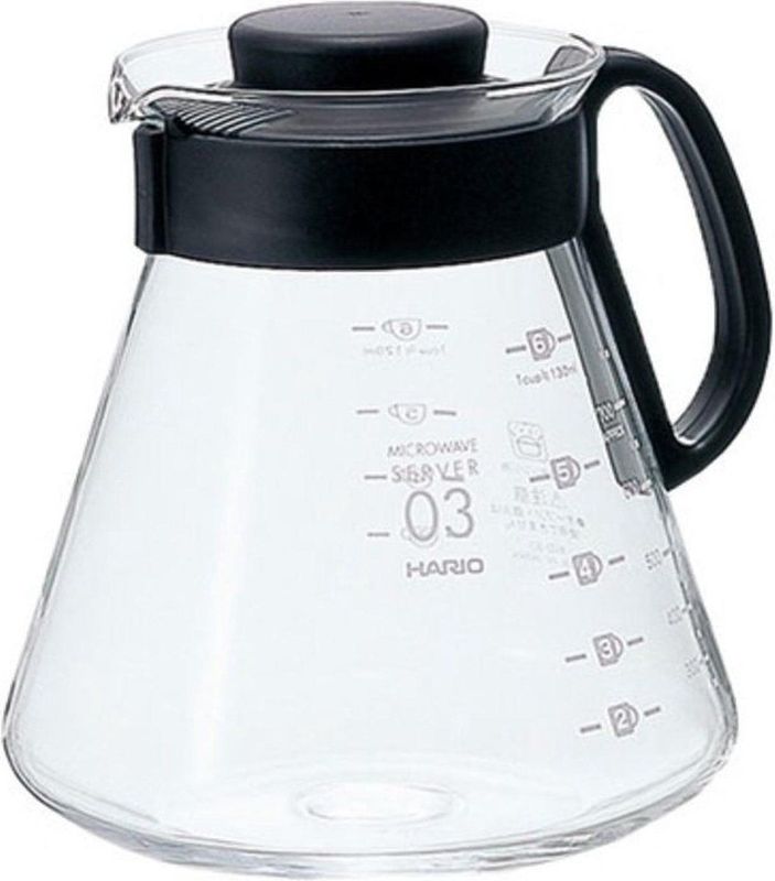 Hario - V60 03 Range Server - 800ml - Transparant Glas - Hittebestendig