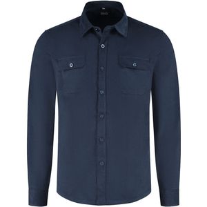 GENTS - Overshirt - Katoen - Blauw - Maat EU38/S
