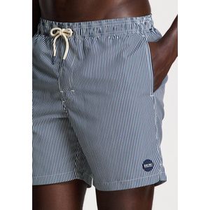 SHIWI Mike fine Stripe Zwembroek - Navy blauw - Maat - S