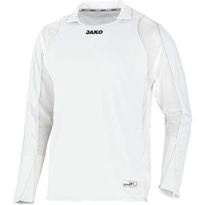 Jako Mundial Voetbalshirt Lange Mouw Heren - Wit / Zwart | Maat: XXL