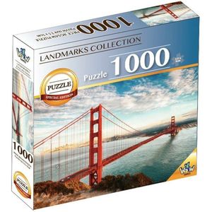 Puzzel World Landmarks - Golden Gate Bridge 1000St