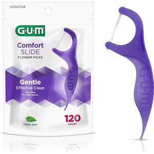 Gum Comfort Slide Flosser - Flosdraad - Floss Picks - Fresh Mint - 120 stuks