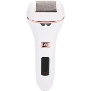 Elektrische eeltverwijderaar met digitaal display en waterdichte voetvijl - Verzorging van harde huid en eelt met elektrische pedicure tool