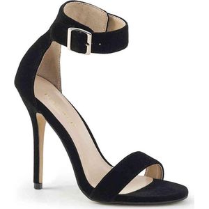 Pleaser - AMUSE-10 Sandaal met enkelband - US 14 - 45 Shoes - Zwart