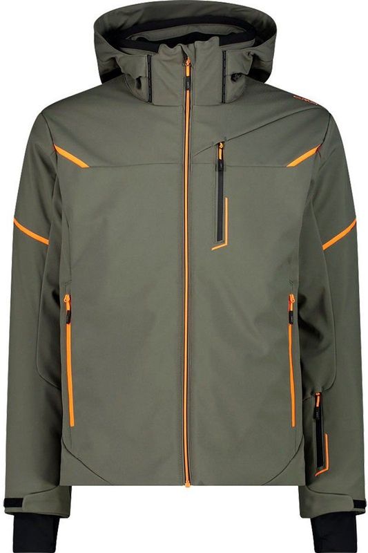 Cmp - 33w0897 - Jas - Groen - Ski-Softshelljack