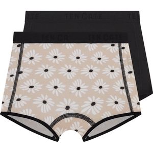 ten Cate Basics shorts flowers 2 pack voor Meisjes | Maat 98/104