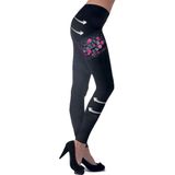 Cosmetex - Legging - Zwart - Biokeramische Vezel - Afslankeffect
