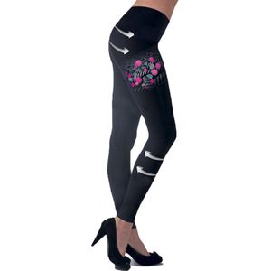 Cosmetex - Legging - Zwart - Biokeramische Vezel - Afslankeffect