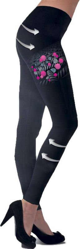 Cosmetex - Legging - Zwart - Biokeramische Vezel - Afslankeffect