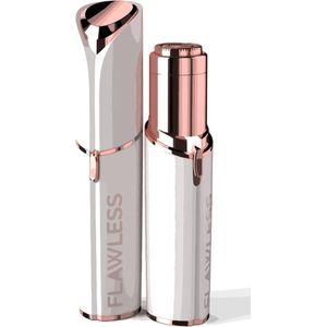 QPFO® Gezichtsepilator dames - Draagbare en oplaadbare gezichtsonthaarder - Mini scheerapparaat wit