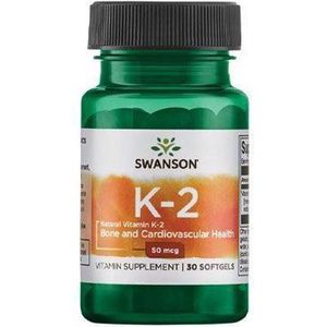 Vitaminen - Vitamin K 2 50mcg 30 softgels Swanson -