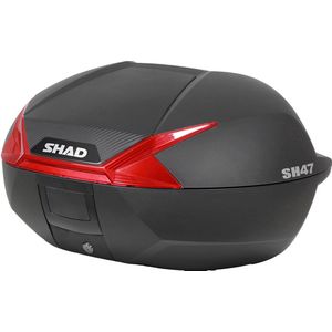 Shad - SH47 Topkoffer - Zwart - Geschikt voor Scooters en Motoren