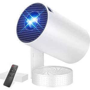 Mini-projector met WiFi 6 en Bluetooth 5.4 - Draagbare overheadprojector voor 4K en 1080p
