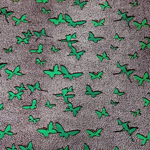 Oversized Glow in the Dark Vlinders Hoodie Fleece Deken Sweatshirt voor Volwassenen