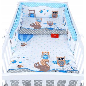 BabyLux Kinderbedlakenset 3-delig 100x135cm Katoen