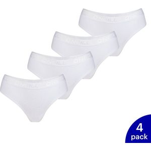 4-Pack O'Neill Dames Brazilian Ondergoed 803002-1010 - Wit - Maat S
