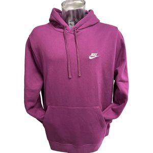 Nike Hoodie (Sangria/White) - Maat XL