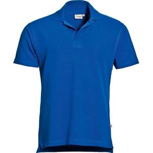 Santino Ricardo Polo-shirt korte mouwen - XXL - Blauw - Geen bedrukking