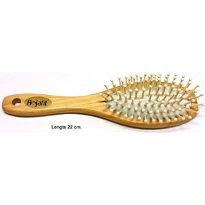 Rojafit Pneumatische Haarborstel  – Echt hout – 22 cm.
