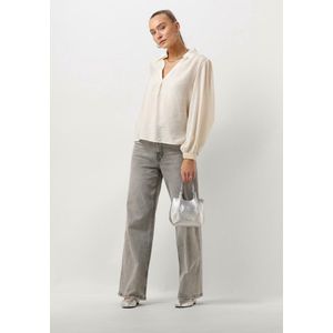 Simple Wv-vis-crin-24-1 Dames Blouse - Beige - Maat XS