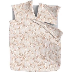Zydante - Dekbedovertrek Printed - Taupe Stripes - 140x200/220 cm - met 1 Kussensloop