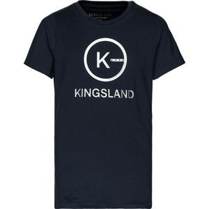 Kingsland - T-Shirt - Hellen - Kids - Navy - 158-164