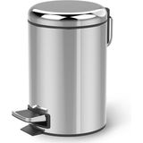 Prullenbak Decor Walther TE 35 RVS Gepolijst