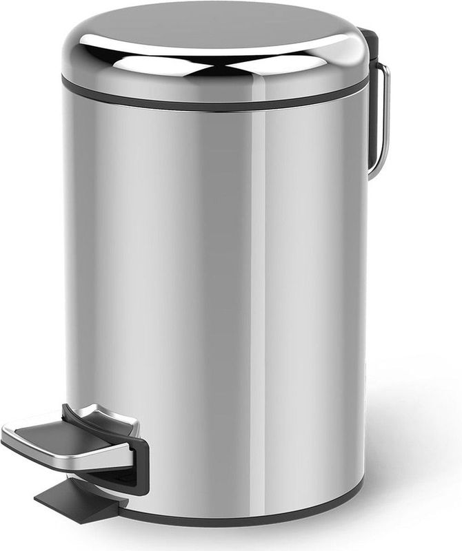 Prullenbak Decor Walther TE 35 RVS Gepolijst