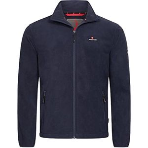 Fleecejack voor heren - Microfleece met volledige ritssluiting voor outdoor, wandelen en trekking