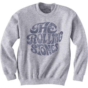 The Rolling Stones - Vintage 70s Logo Sweater/trui - L - Grijs