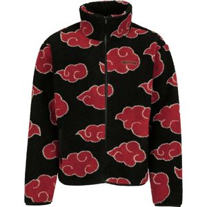 Naruto Shippuden - Akatsuki Heren Fleece - zwart - S