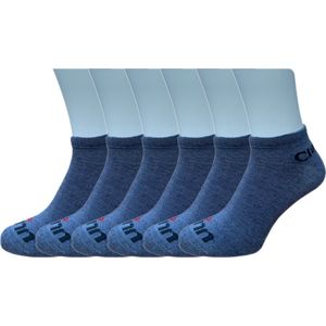 Classinn Low inn sneaker enkelsokken katoen 12 Paar denim blauw Maat 39-42 met logo