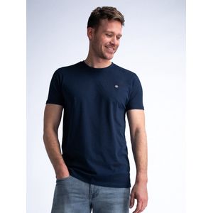 Petrol Industries - Heren Logo T-shirt Seashine - Blauw - Maat XXXL