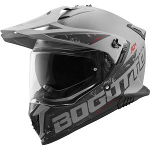 Bogotto FG-601 Duo Grijs Fiberglas Enduro Helm - Maat XS - Helm