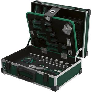 Parkside Gereedschapskoffer 108-delig - Set: 4 bakken, 4 deksels, 4 inzetstukken - 36 x 22 x 12 cm